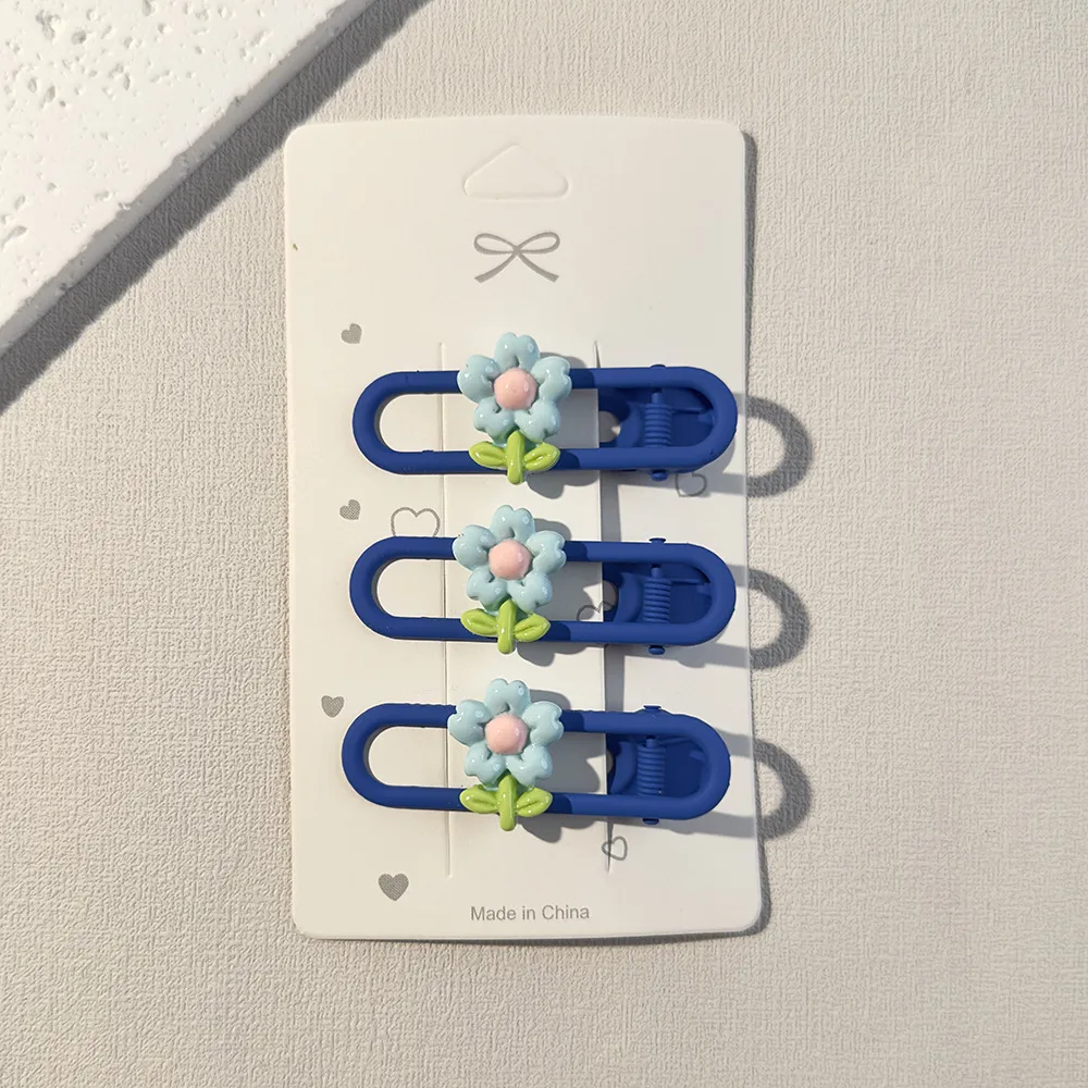 Cute Flower Resin Stoving Varnish Hair Clip display picture 9