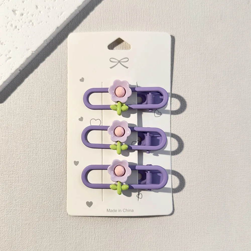 Cute Flower Resin Stoving Varnish Hair Clip display picture 13