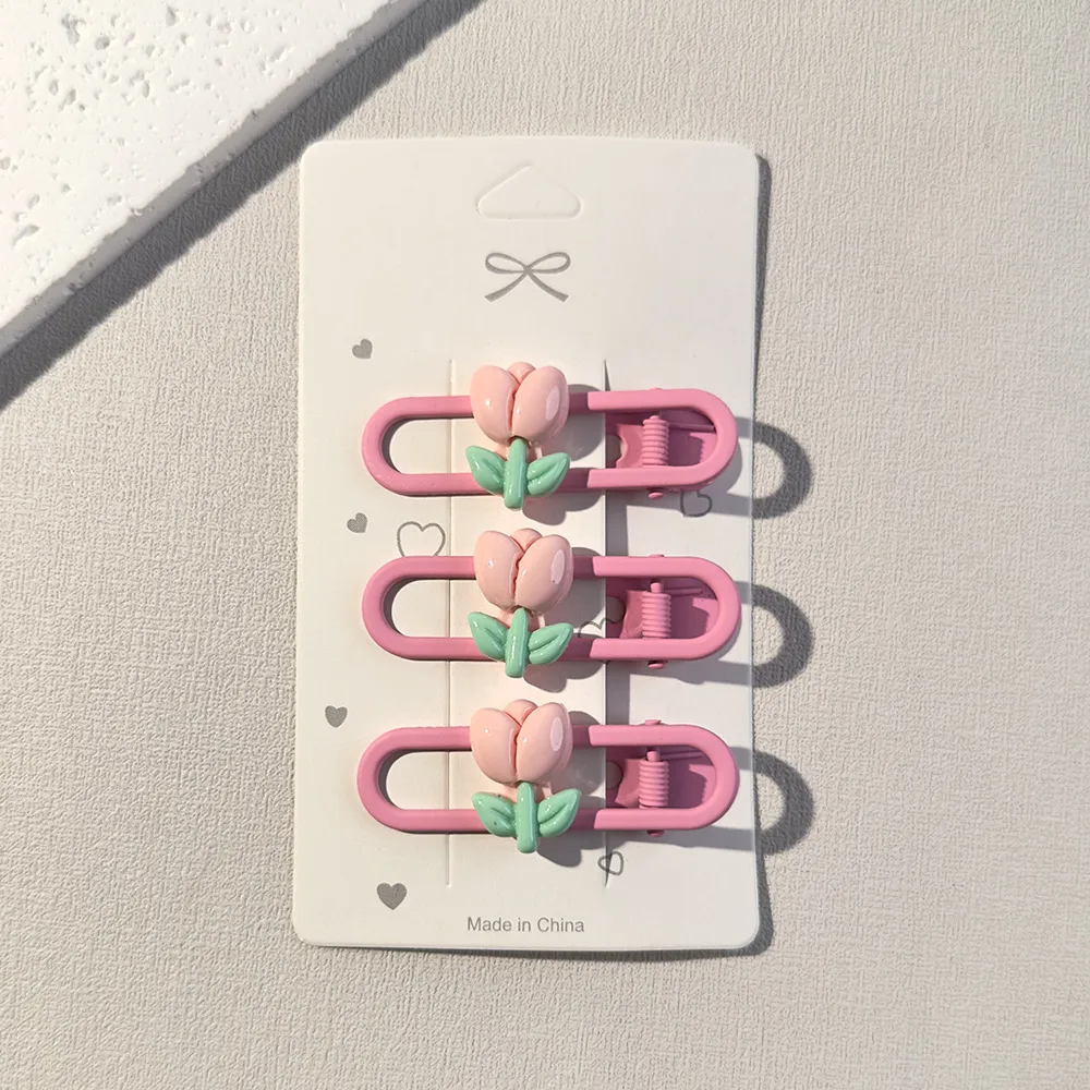 Cute Flower Resin Stoving Varnish Hair Clip display picture 14