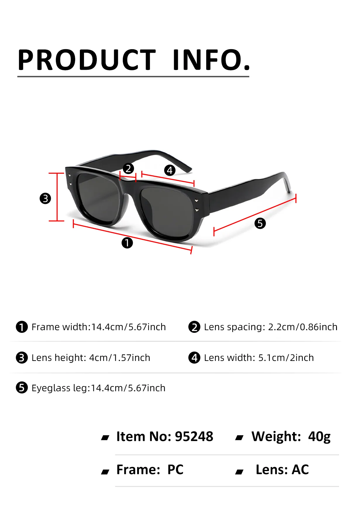 Classic Style Solid Color Ac Square Full Frame Women's Sunglasses display picture 3