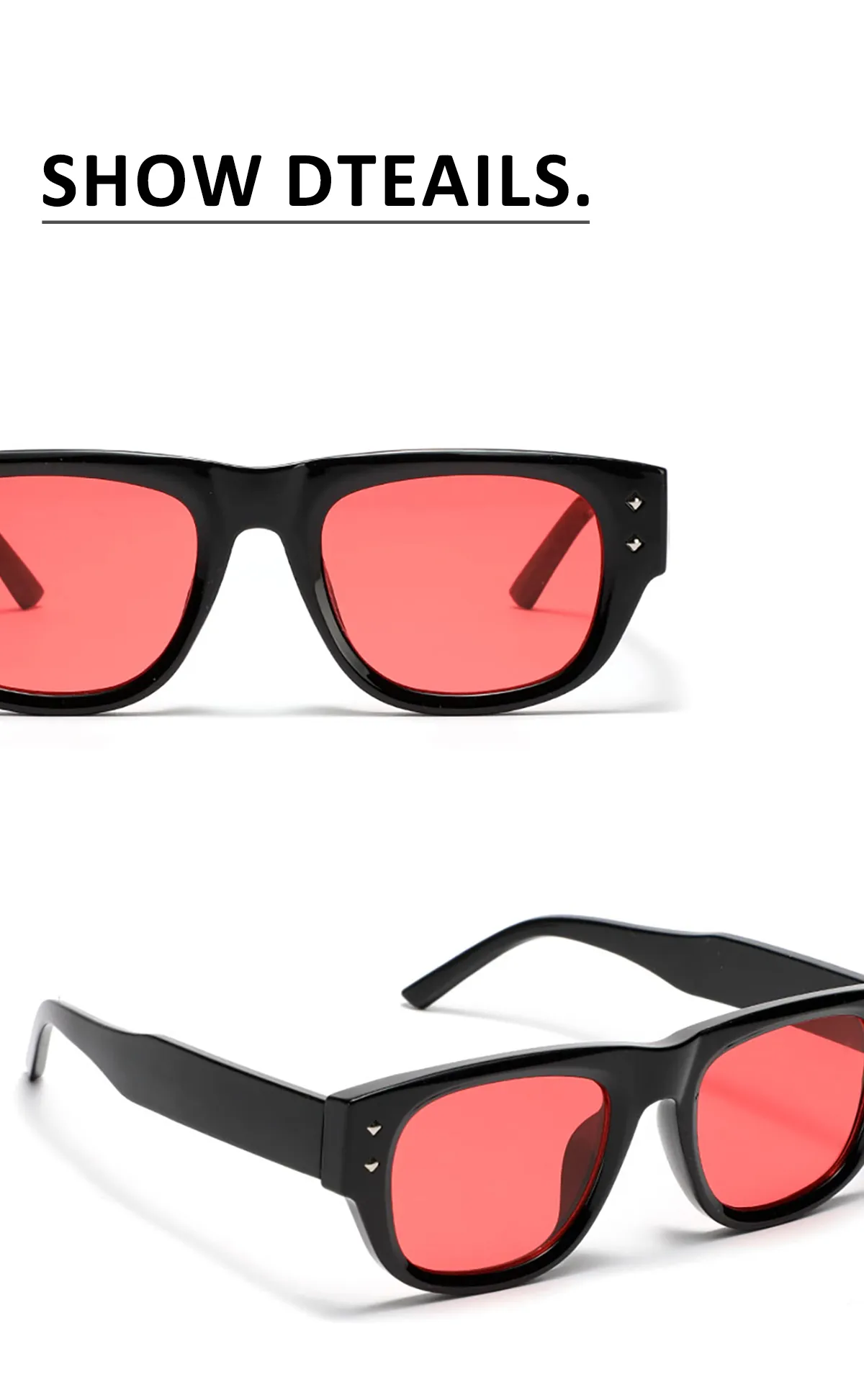 Classic Style Solid Color Ac Square Full Frame Women's Sunglasses display picture 4