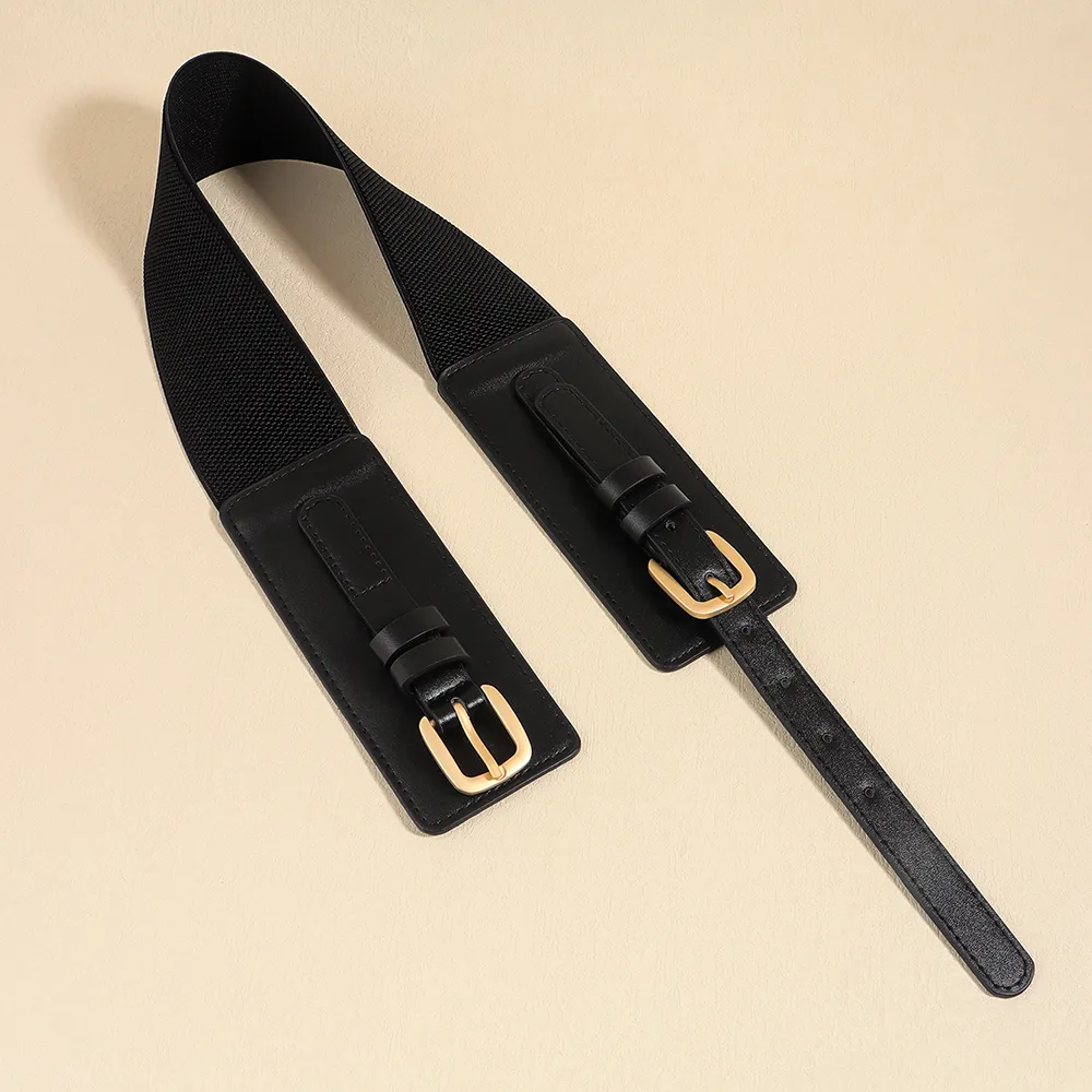 Vacation Modern Style Classic Style Solid Color Pu Leather Alloy Buckle Women's Leather Belts display picture 3