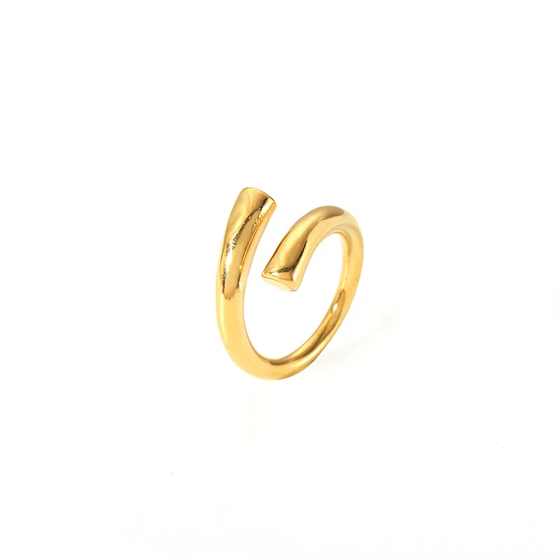 Wholesale Jewelry IG Style Retro Geometric 304 Stainless Steel Natural Stone Rhinestones Zircon 18K Gold Plated Polishing Plating Inlay Rings display picture 14