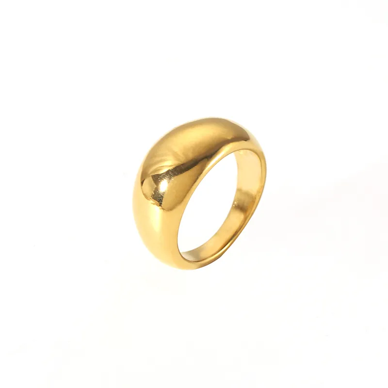 Wholesale Jewelry IG Style Retro Geometric 304 Stainless Steel Natural Stone Rhinestones Zircon 18K Gold Plated Polishing Plating Inlay Rings display picture 18