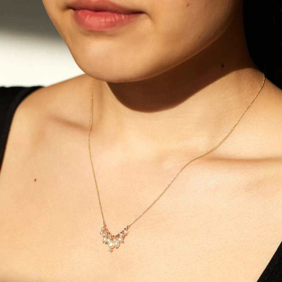 Wholesale Jewelry IG Style Pearl Stainless Steel Pendant Necklace display picture 5
