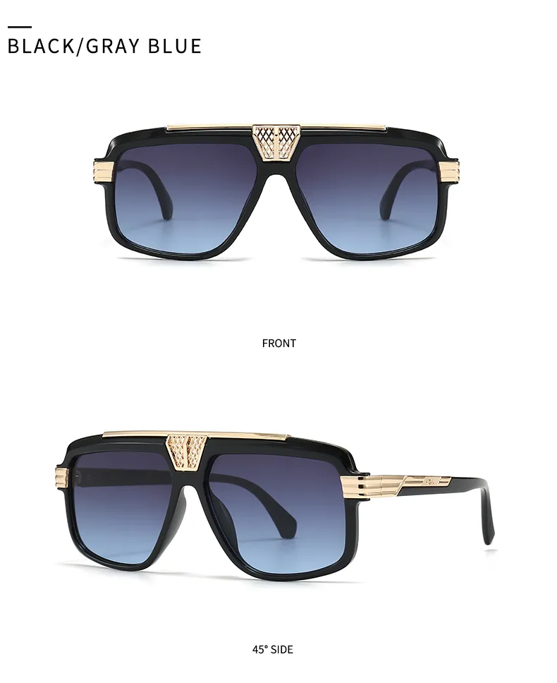 Modern Style Streetwear Geometric Pc Special-shaped Mirror Full Frame Women's Sunglasses display picture 14