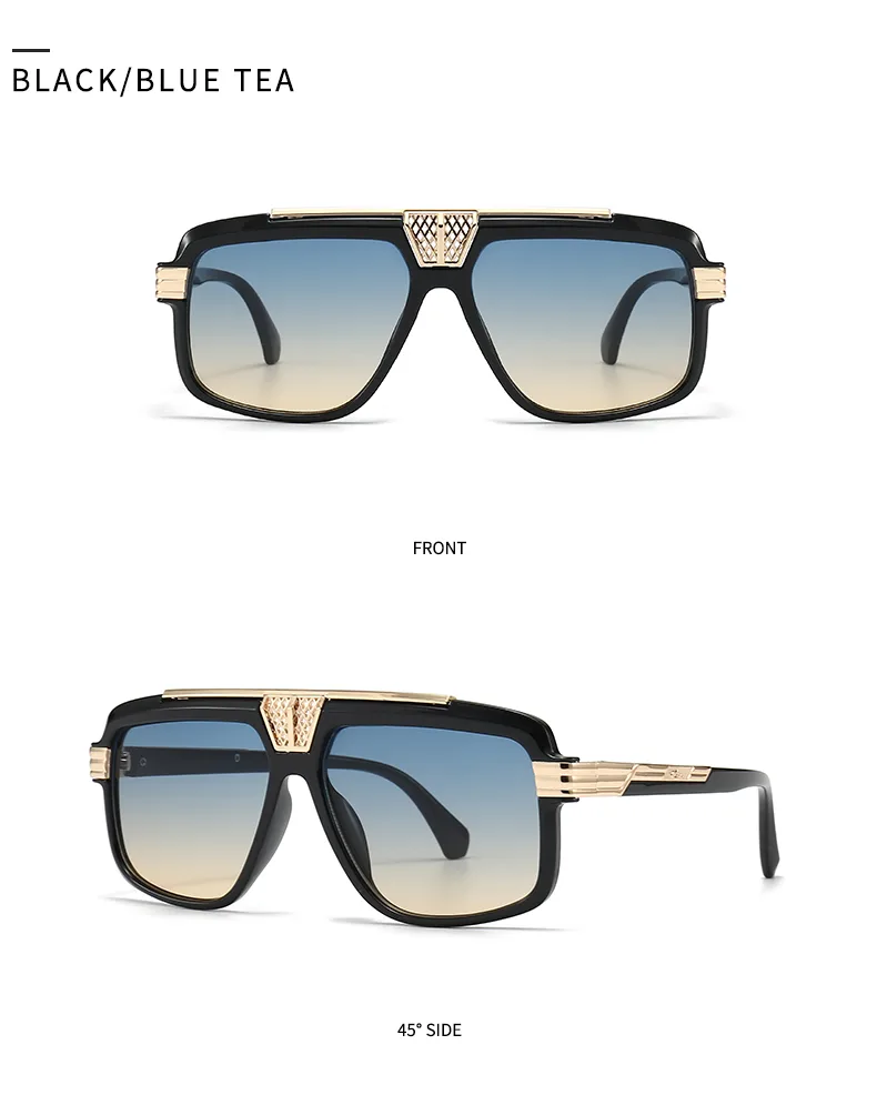 Modern Style Streetwear Geometric Pc Special-shaped Mirror Full Frame Women's Sunglasses display picture 12