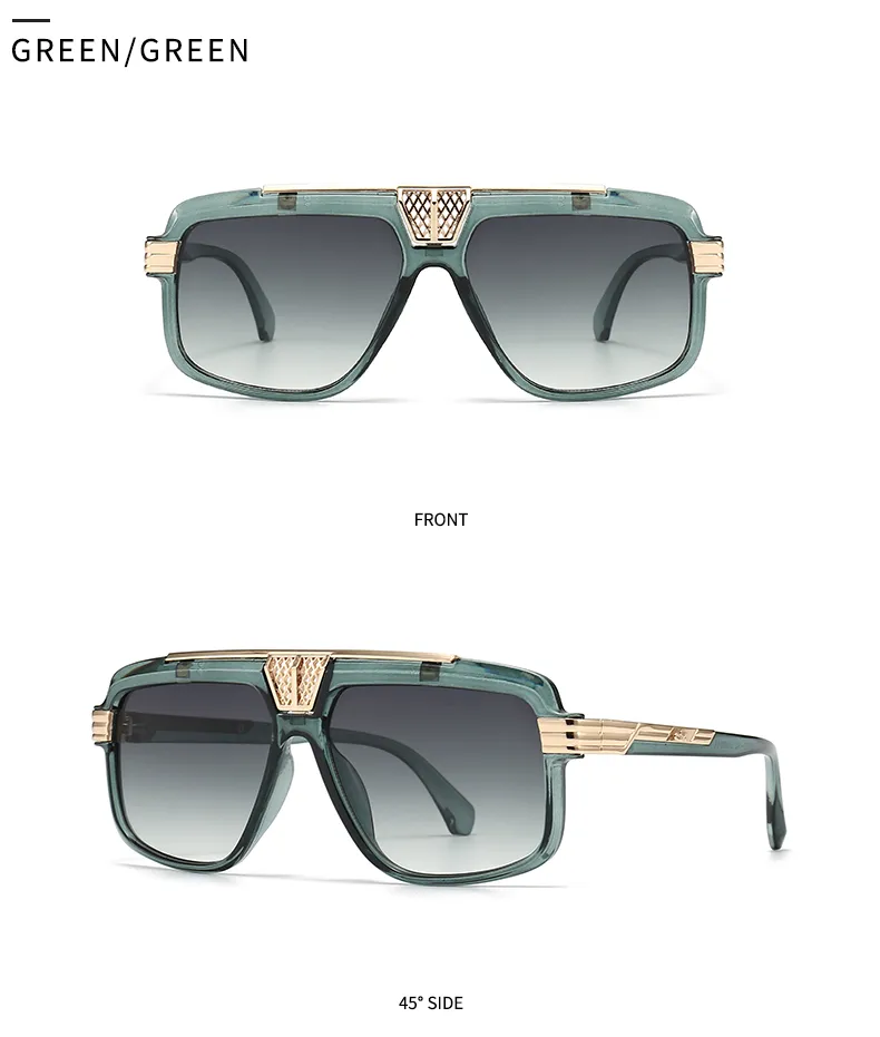 Modern Style Streetwear Geometric Pc Special-shaped Mirror Full Frame Women's Sunglasses display picture 10
