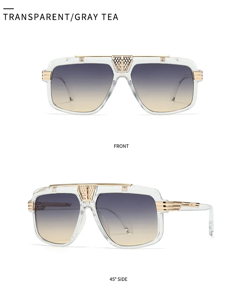 Modern Style Streetwear Geometric Pc Special-shaped Mirror Full Frame Women's Sunglasses display picture 15