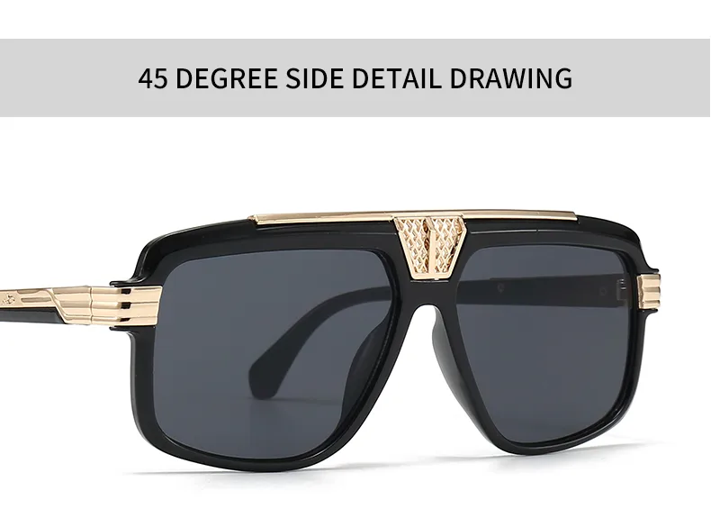 Modern Style Streetwear Geometric Pc Special-shaped Mirror Full Frame Women's Sunglasses display picture 17