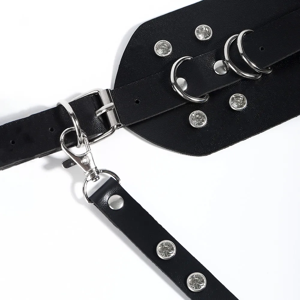 Sexy Fashion Geometric Pu Leather Alloy Women's Leather Belts display picture 2