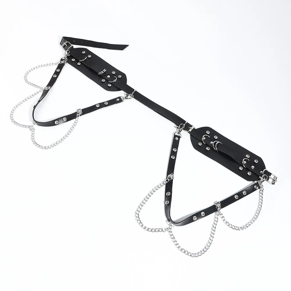 Sexy Fashion Geometric Pu Leather Alloy Women's Leather Belts display picture 8
