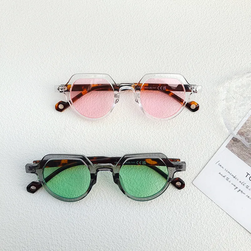 Casual Vacation Color Block Pc Resin Special-Shaped Mirror Full Frame Women's Sunglasses display picture 5