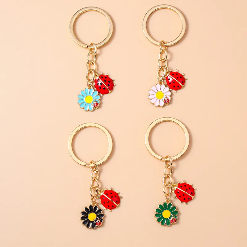 Casual Cute Commute Flower Alloy Keychain display picture 1