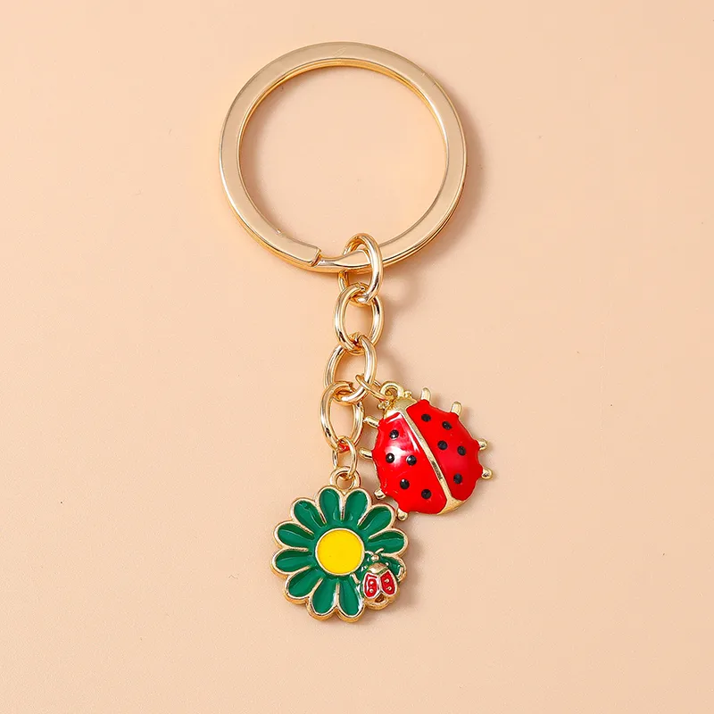 Casual Cute Commute Flower Alloy Keychain display picture 11