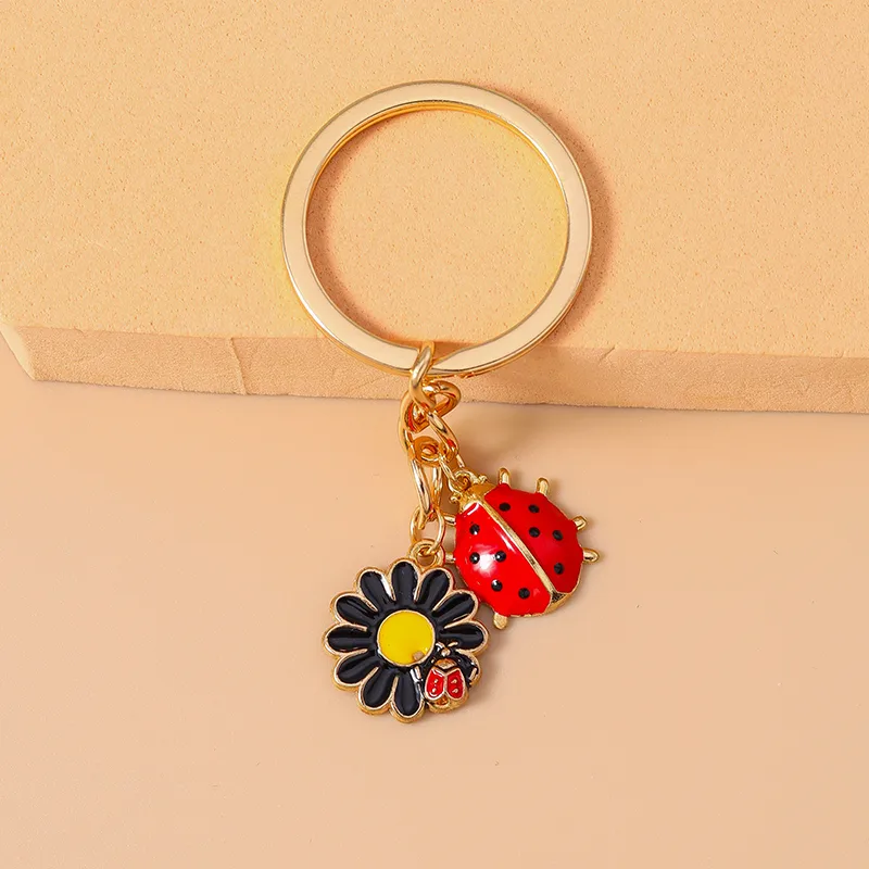 Casual Cute Commute Flower Alloy Keychain display picture 3