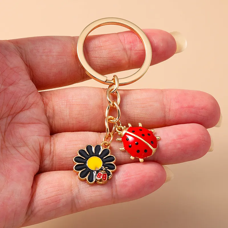 Casual Cute Commute Flower Alloy Keychain display picture 10