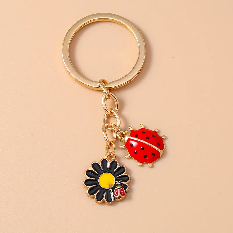 Casual Cute Commute Flower Alloy Keychain display picture 13