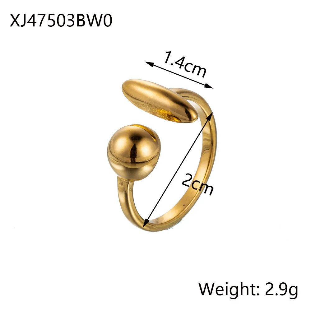 Wholesale Jewelry Simple Style Solid Color Flower Bow Knot Titanium Steel 14K Gold Plated Rings display picture 19