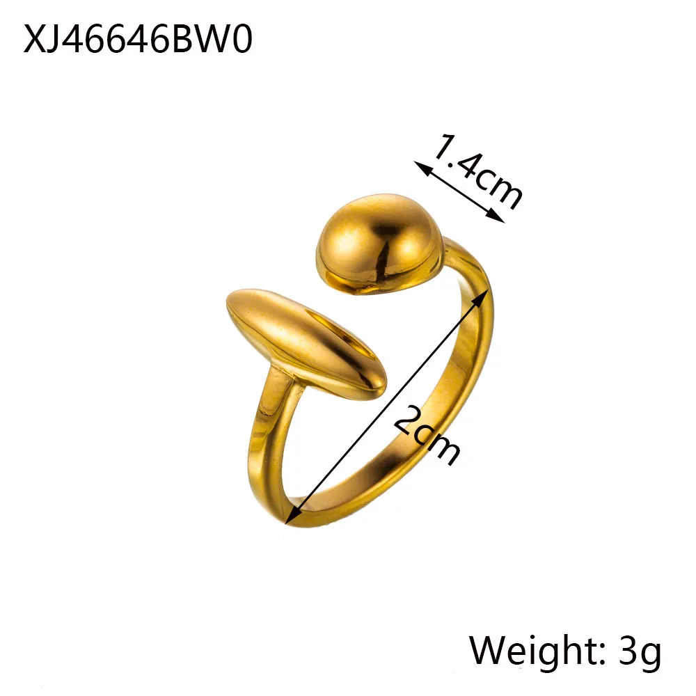 Wholesale Jewelry Simple Style Solid Color Flower Bow Knot Titanium Steel 14K Gold Plated Rings display picture 16