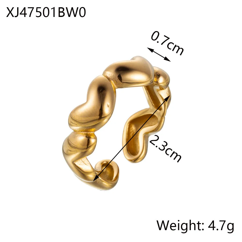 Wholesale Jewelry Simple Style Solid Color Flower Bow Knot Titanium Steel 14K Gold Plated Rings display picture 17