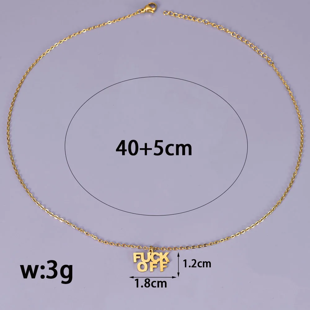 Wholesale Jewelry Elegant Tropical Pastoral Letter 304 Stainless Steel 18K Gold Plated Pendant Necklace display picture 1