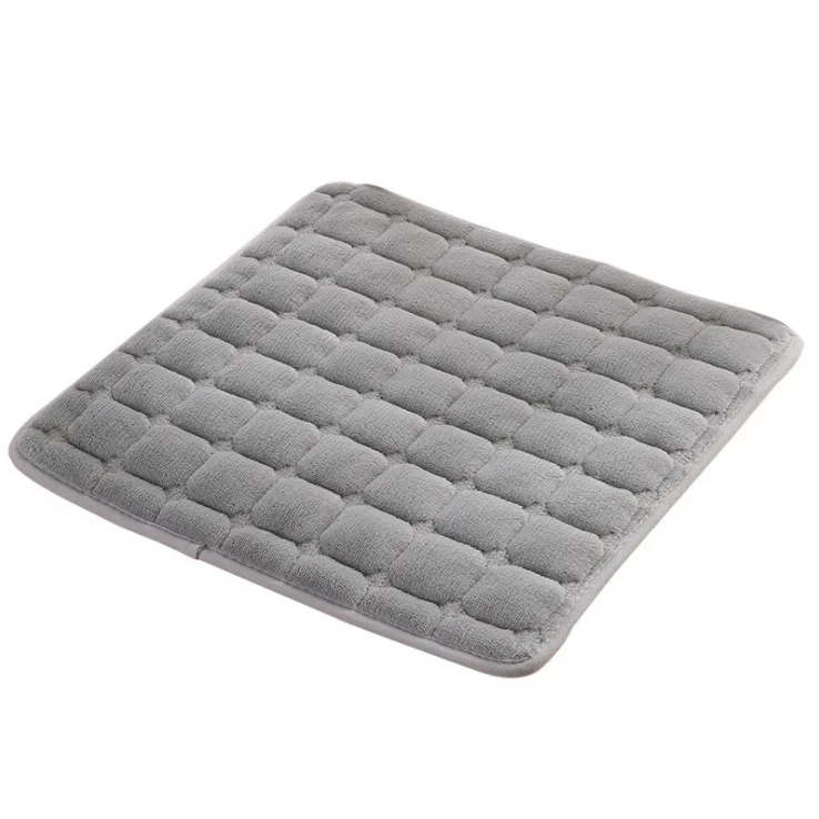 Winter Flannel Padded Non-slip Plush Chair Cushion Office Car Cushion Sofa Restaurant Solid Color Cushion Wholesale display picture 4