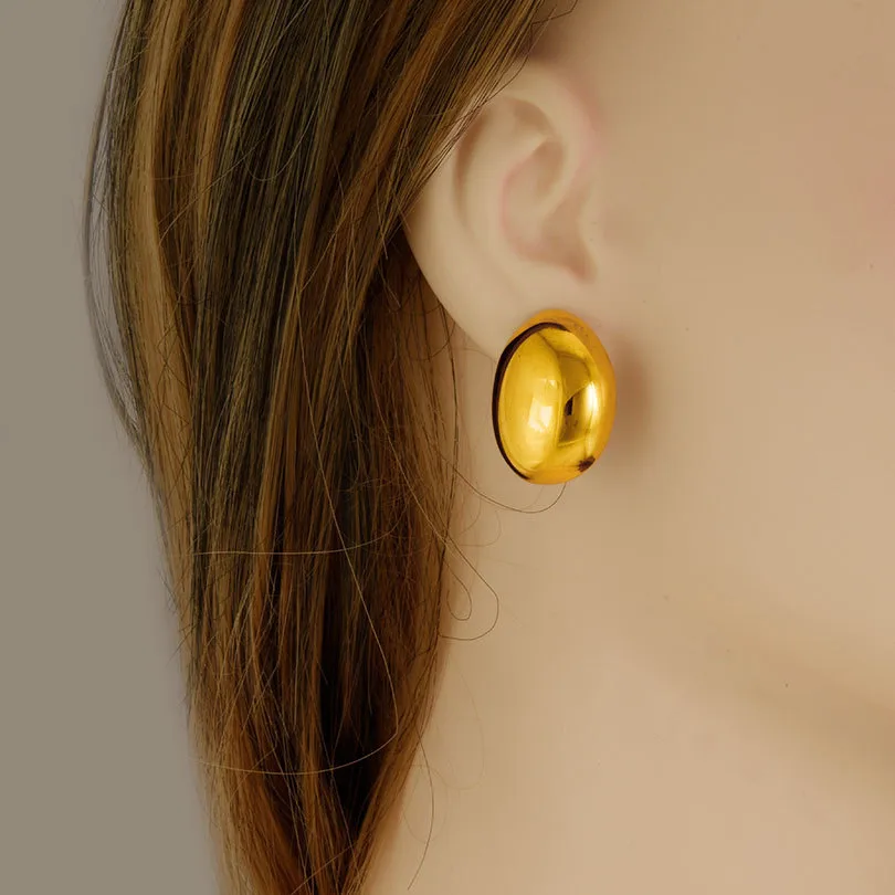 1 Pair Casual Simple Style Streetwear Geometric Irregular Plating 304 Stainless Steel Ear Studs display picture 4