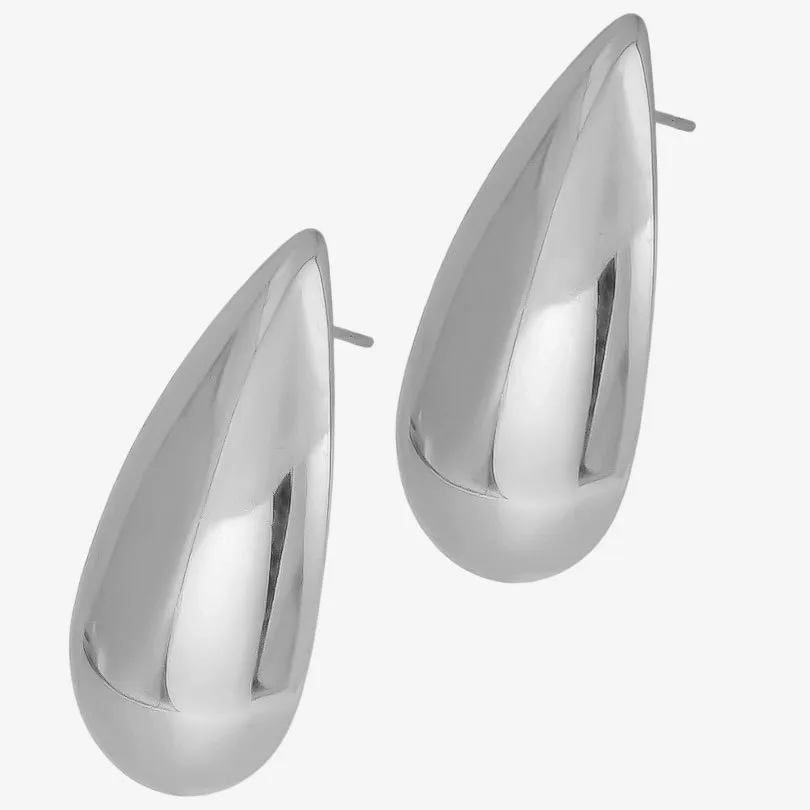 1 Pair Casual Simple Style Streetwear Geometric Irregular Plating 304 Stainless Steel Ear Studs display picture 11