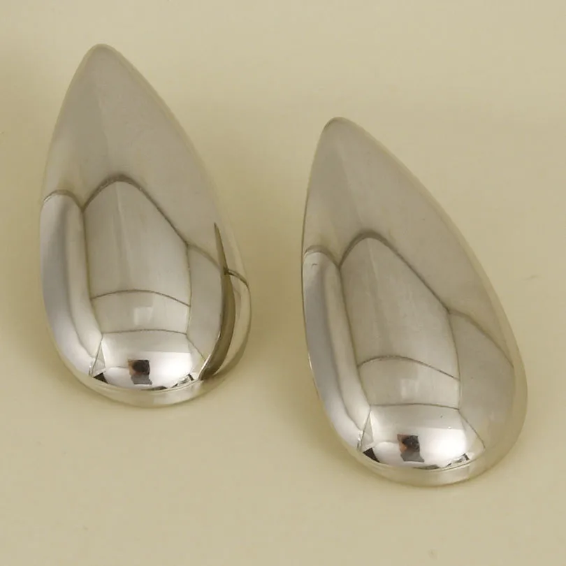 1 Pair Casual Simple Style Streetwear Geometric Irregular Plating 304 Stainless Steel Ear Studs display picture 12