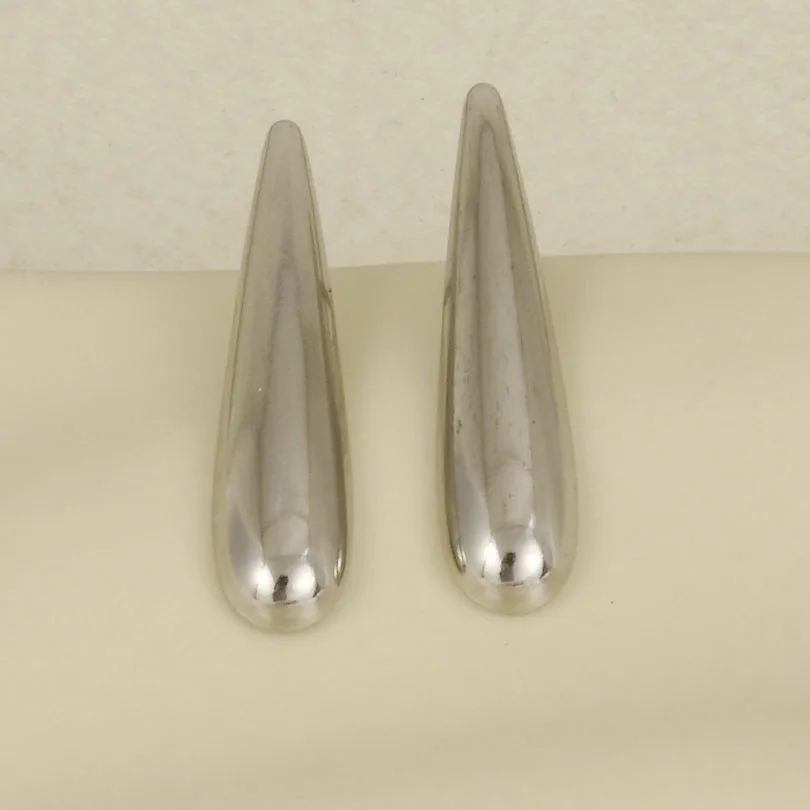 1 Pair Elegant Simple Style Streetwear Geometric Irregular Plating 304 Stainless Steel Ear Studs display picture 13
