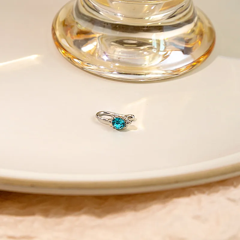 Non-perforated U-shaped Nose Clip Retro Cold Wind Bow Jewelry Moon Eight Mans Star Diamond Nose Wholesale display picture 15