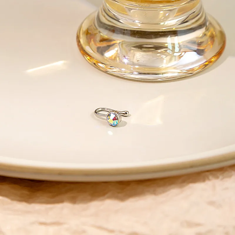 Non-perforated U-shaped Nose Clip Retro Cold Wind Bow Jewelry Moon Eight Mans Star Diamond Nose Wholesale display picture 17