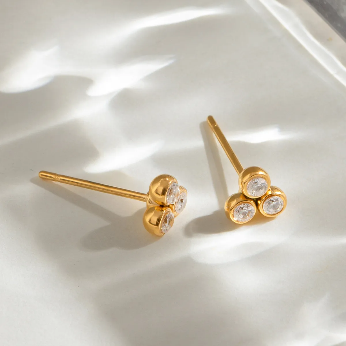 1 Set Simple Style Classic Style Geometric 304 Stainless Steel Earrings display picture 10