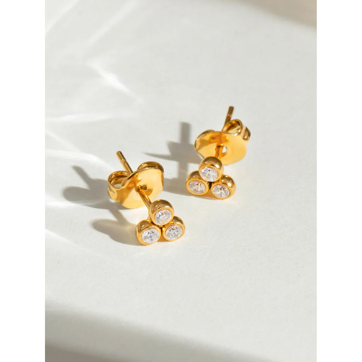 1 Set Simple Style Classic Style Geometric 304 Stainless Steel Earrings display picture 15