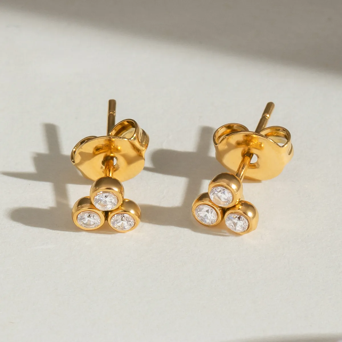 1 Set Simple Style Classic Style Geometric 304 Stainless Steel Earrings display picture 19