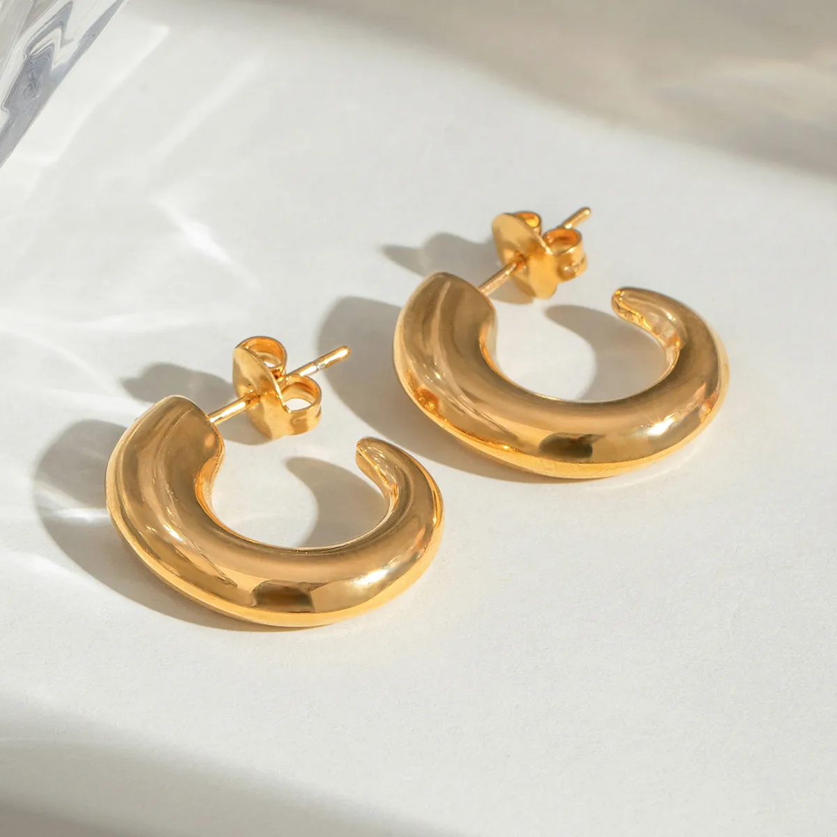 1 Set Simple Style Classic Style Geometric 304 Stainless Steel Earrings display picture 26