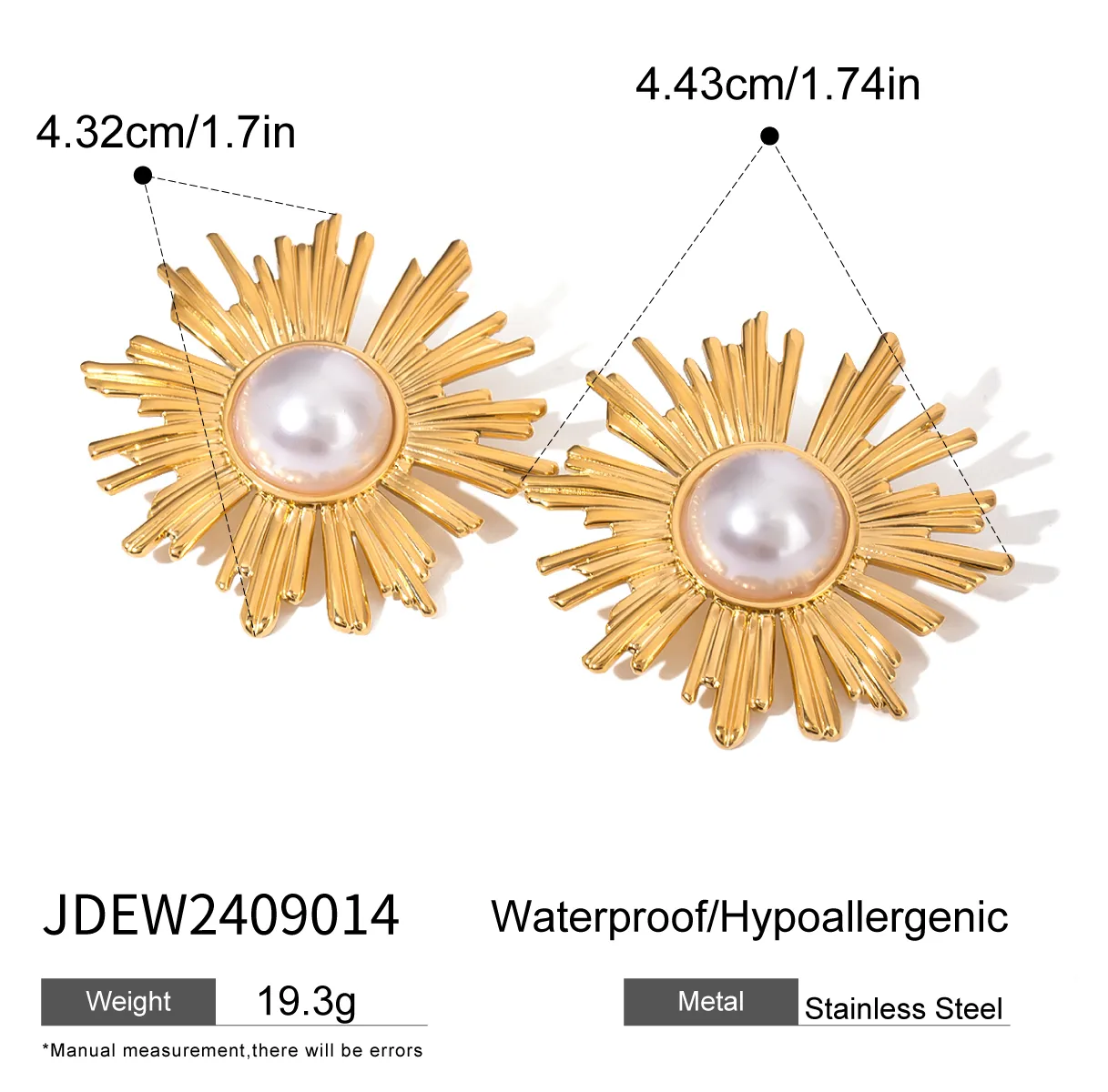 1 Pair Simple Style Classic Style Geometric 304 Stainless Steel Ear Studs display picture 16