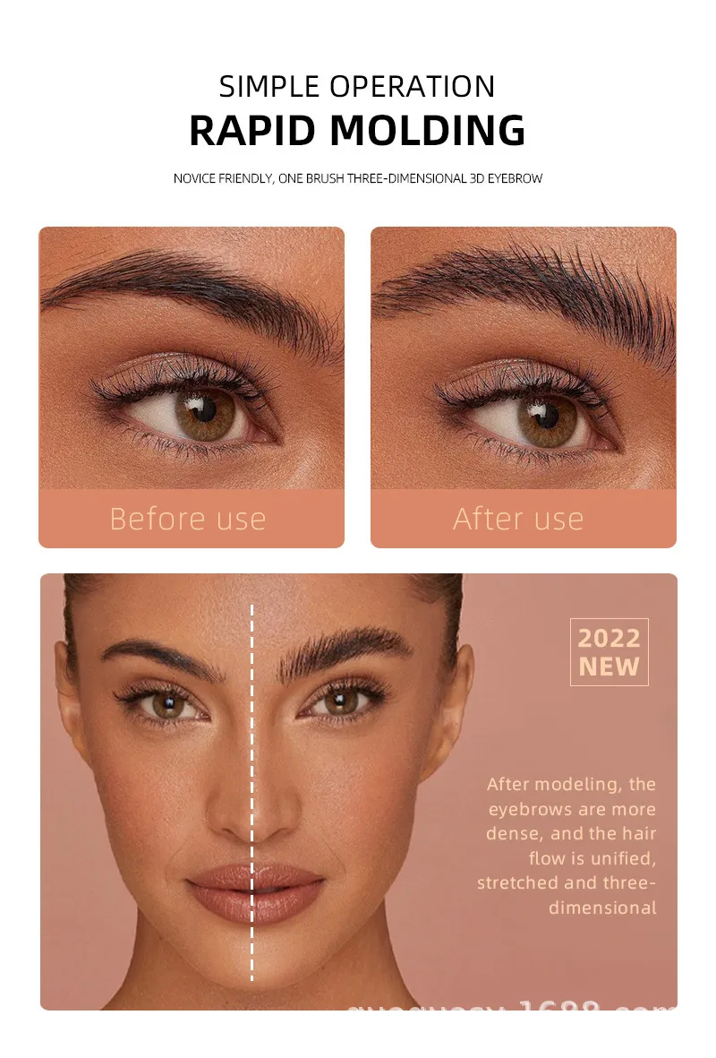 Trade TEAYASON Color Mascara Blue Purple Pink White Purple Sapphire Blue Coffee Is Not Easy To Faint display picture 2