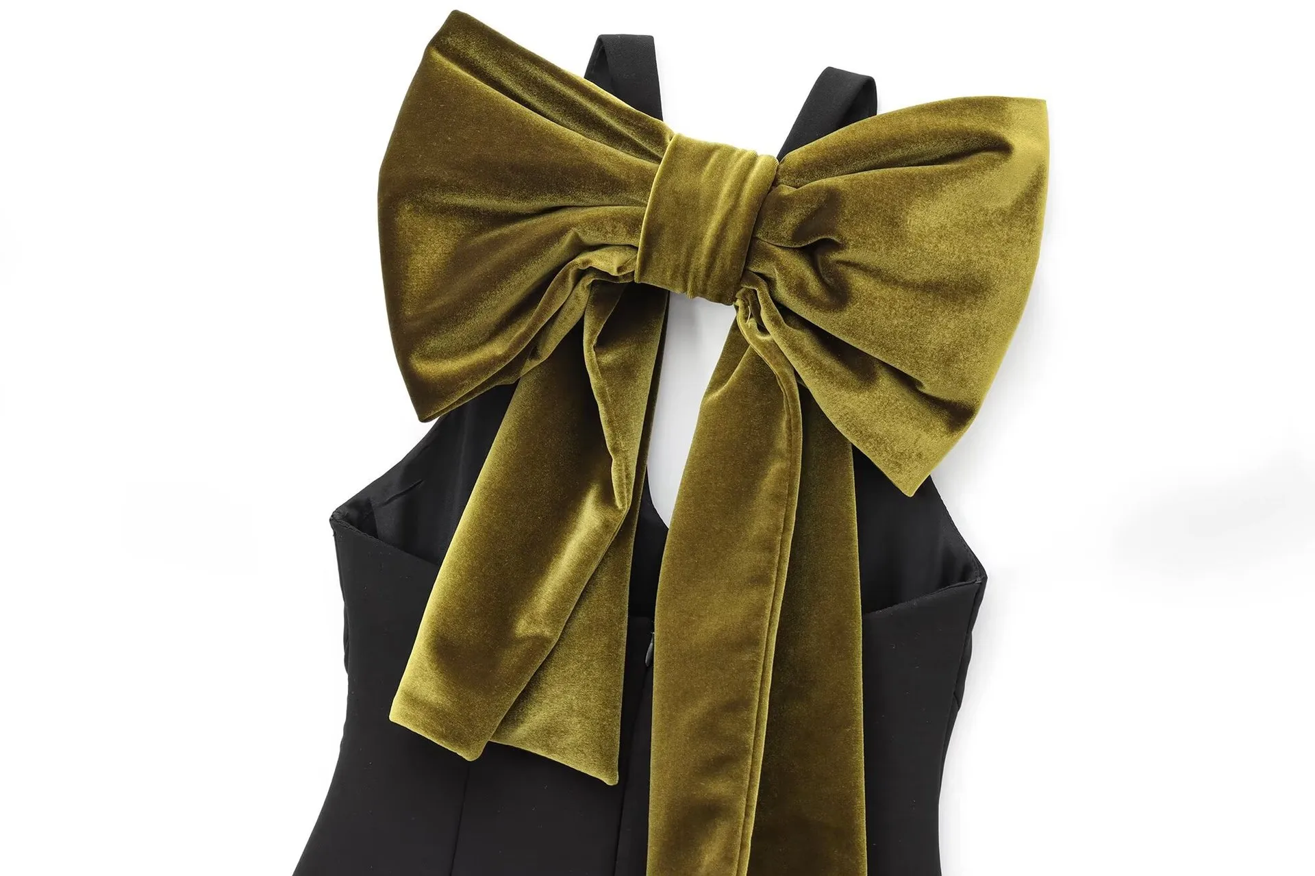 Women's Tank Dress Elegant Sexy V Neck Bow Back Sleeveless Bow Knot Short Mini Dress Holiday Party display picture 6