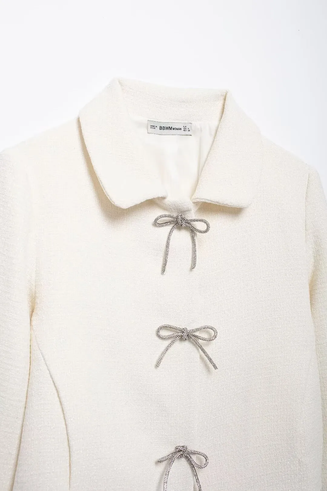 Women's Elegant Preppy Style Bow Knot Single Breasted Coat Casual Jacket display picture 3