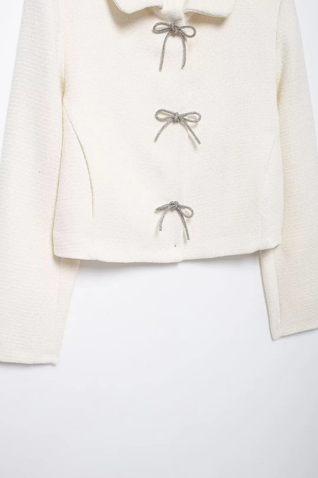 Women's Elegant Preppy Style Bow Knot Single Breasted Coat Casual Jacket display picture 4