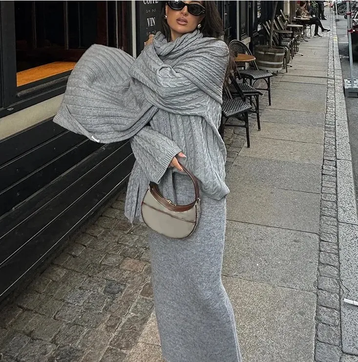 Women's Sweater Long Sleeve Sweaters & Cardigans Casual Elegant Solid Color display picture 6