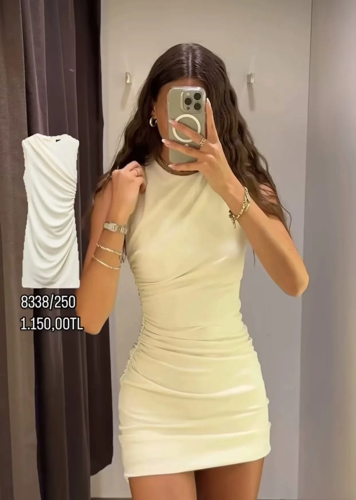 Women's Sheath Dress Elegant Round Neck Sleeveless Solid Color Above Knee Casual Holiday display picture 10