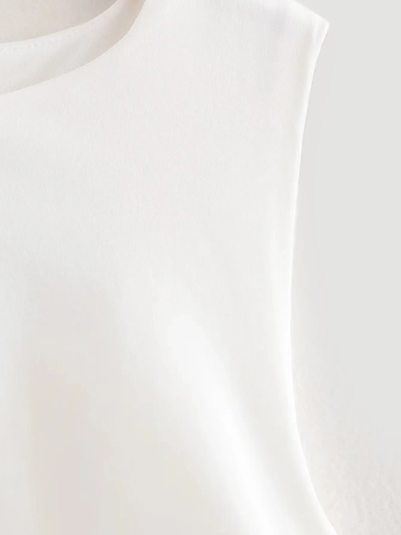 Women's Sheath Dress Elegant Round Neck Sleeveless Solid Color Above Knee Casual Holiday display picture 25