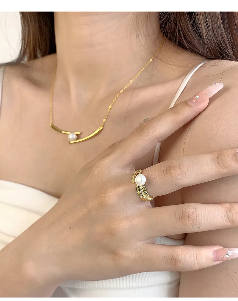 18K Gold Plated White Gold Plated 925 Sterling Silver Zircon Open Rings display picture 1