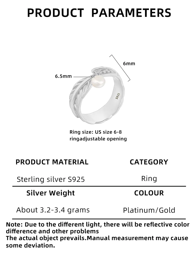 18K Gold Plated White Gold Plated 925 Sterling Silver Zircon Open Rings display picture 2