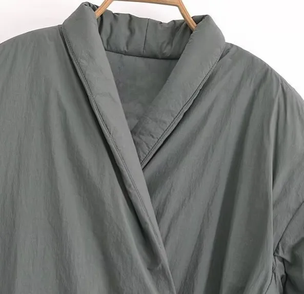 Women's Simple Style Solid Color Tie Coat Coat display picture 3