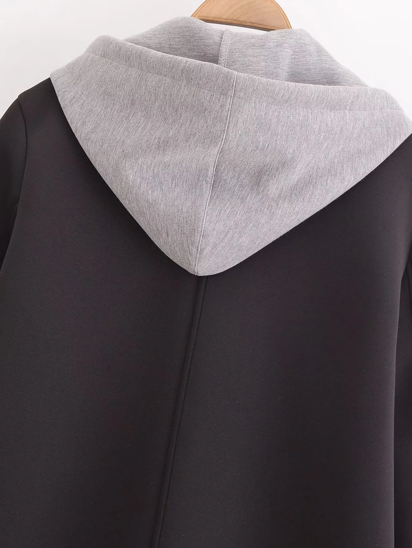 Women's Casual Streetwear Solid Color 2 In 1 Single Breasted Zipper Coat Coat display picture 8