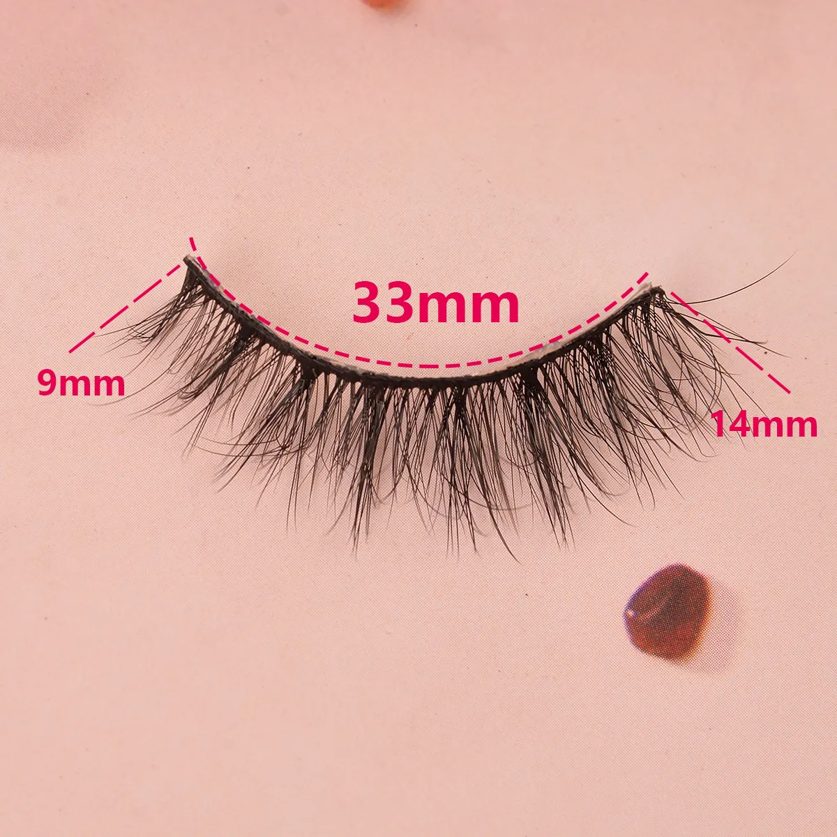 Popular Flat False Eyelashes 7 Pairs Of Eyelashes Eye Tail Lengthened Natural Fluffy Eyelashes  Wholesale display picture 5
